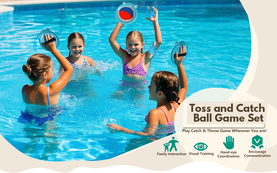 Waterproof Toss and Catch Ball Set — Soft