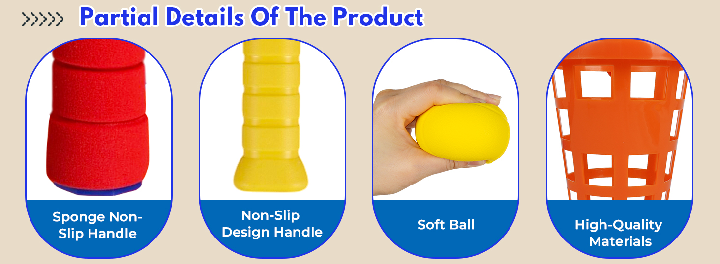5-in-1 Outdoor Game Set— Ring Toss, Paddle Game, Scoop Ball, Flying Disc, and Basketball Toss —