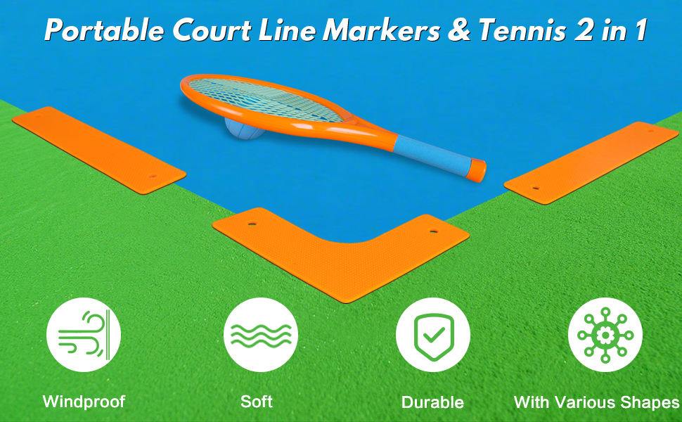 Kids Tennis Training Court Set
