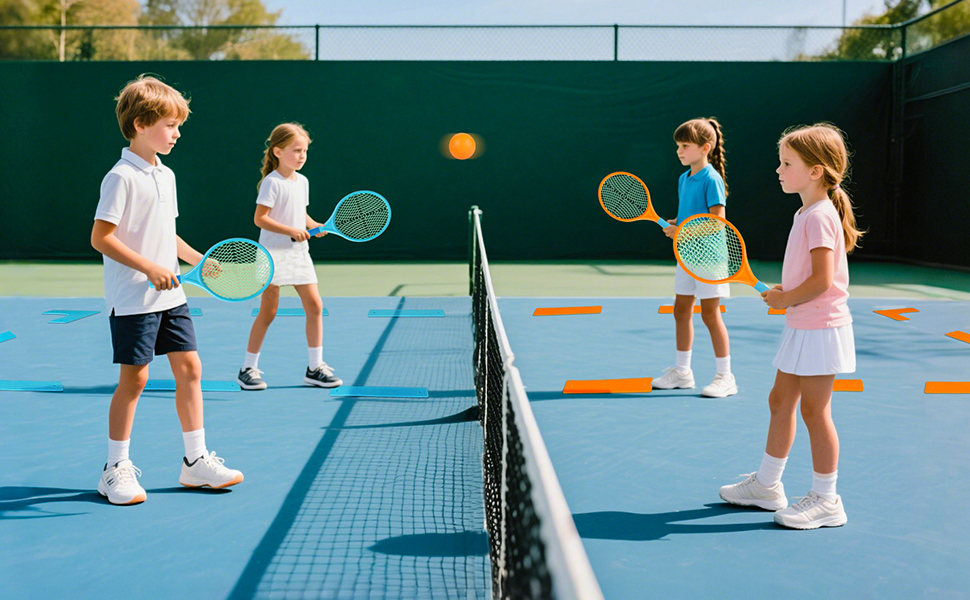 Kids Tennis Training Court Set