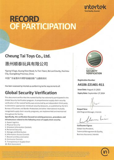 Intertek2023-2024 Certificate