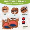 Waterproof Toss and Catch Ball Set, Soft and Safe Paddle Game with Unbreakable Crab Design – Perfect for Beach, Lawn, and Backyard