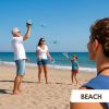 Waterproof Toss and Catch Ball Set — Soft & Safe Paddle Game with Shatterproof Shark Design — Ideal for Beach, Lawn, and Backyard
