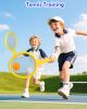 5-in-1 Outdoor Game Set— Ring Toss, Paddle Game, Scoop Ball, Flying Disc, and Basketball Toss —