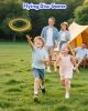 5-in-1 Outdoor Game Set— Ring Toss, Paddle Game, Scoop Ball, Flying Disc, and Basketball Toss —