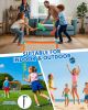 Floating Pool Sports Equipment – Floating Goal with Multi-Sport Sticks, Balls & Pump