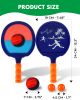 Beach Paddle Ball Set, Beach Ball Game Toy for Kids and Adults