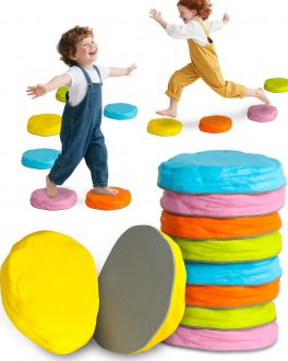 Soft non-slip balancing stepping stones - develop children's balance and coordination and improve motor skills - stepping stones for children, suitable for indoor and outdoor use