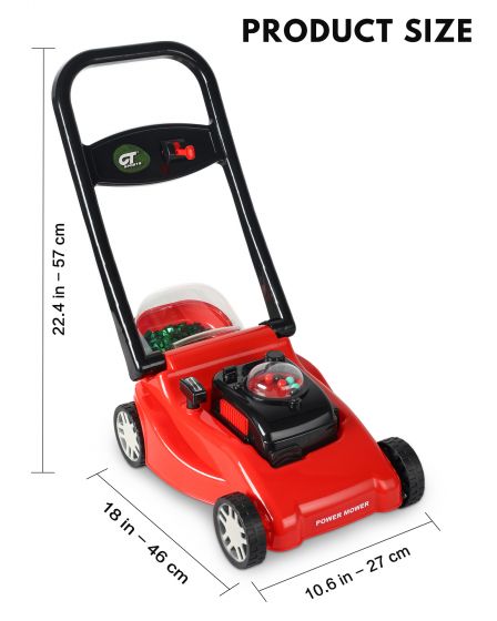 Realistic Kids Push Lawn Mower Toy