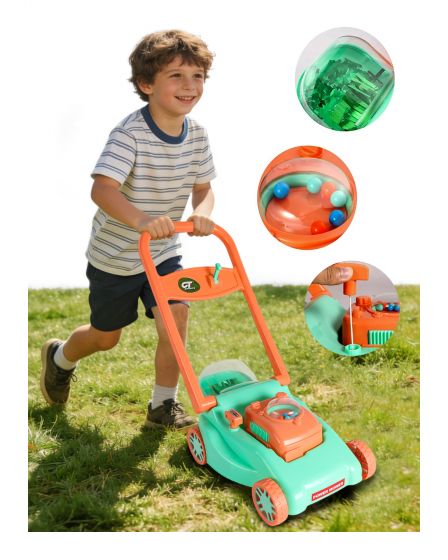 Kids Push Lawn Mower Pretend Play Toy