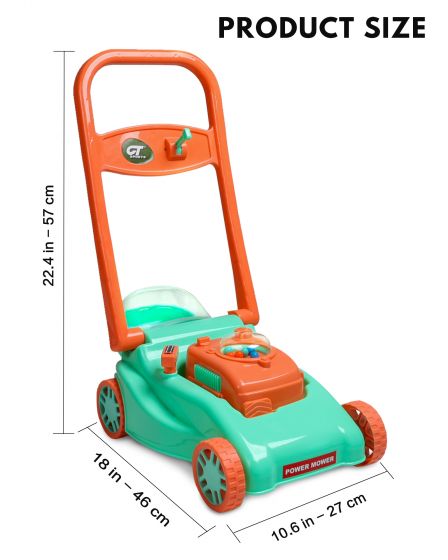 Kids Push Lawn Mower Pretend Play Toy
