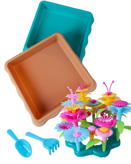 Kids Flower Garden Play Tray Set