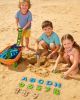 Kids Alphabet & Number Sand Play Wagon Set