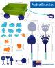 Kids Sand Wagon Play Set with Pull Handle