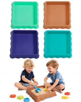 Kids Sensory Play Tray Set of 4