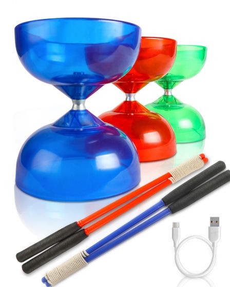 LED Light Up Diabolo Toy
