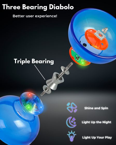 LED Light Up Diabolo Toy