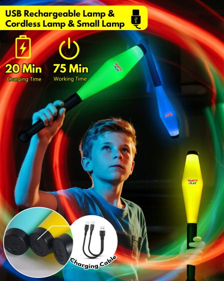 LED Juggling Toy Set for Kids