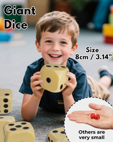 Large Foam Dice for Kids