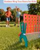 Giant Four in a Row Ring Toss Game