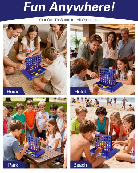 Mini Portable Four in a Row Game