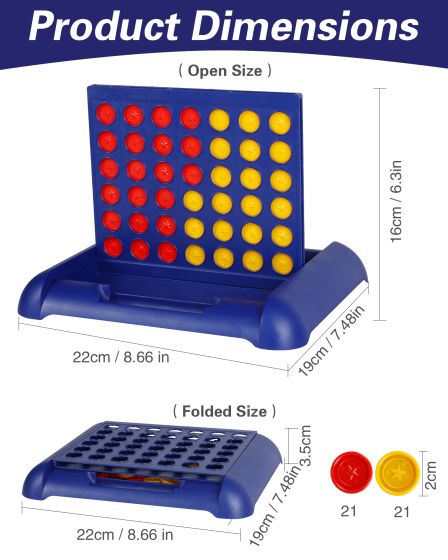 Mini Portable Four in a Row Game