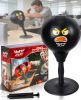 Black Desktop Punching Bag with Suction Base