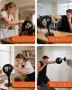 Black Desktop Punching Bag with Suction Base