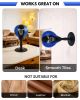 Blue Desktop Punching Bag with Suction Base
