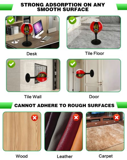 Suction Cup Punching Ball Trainer