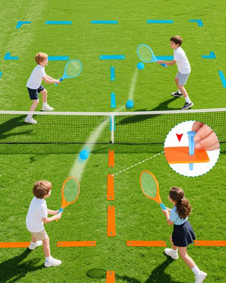 Kids Tennis Training Court Set