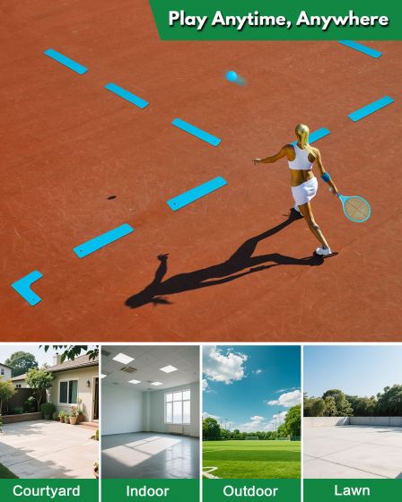 Kids Tennis Training Court Set