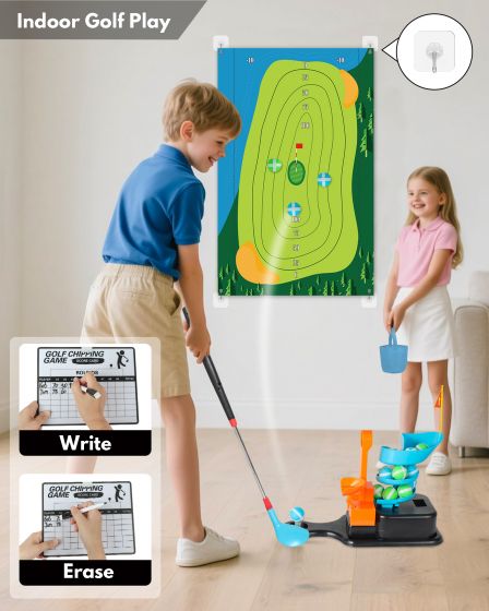 Kids Golf Training Tower Set