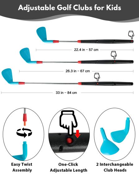 Kids Golf Training Tower Set