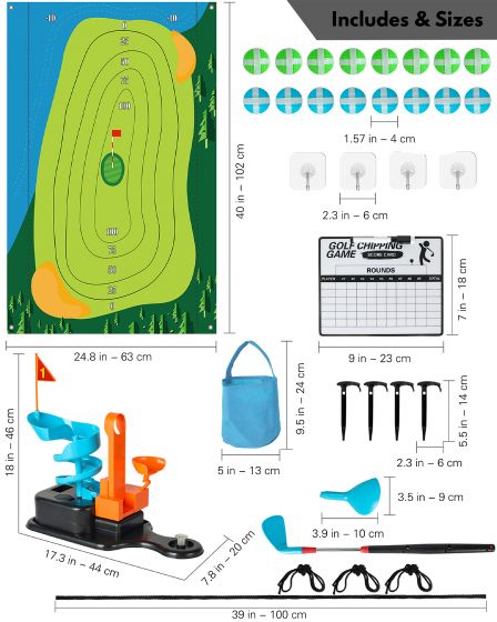 Kids Golf Training Tower Set