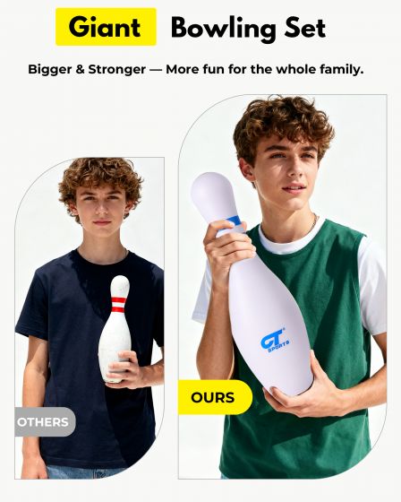 Giant Bowling Set for Kids