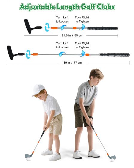 Kids Adjustable Golf Club Set