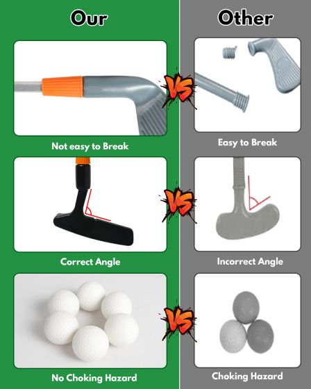 Kids Adjustable Golf Club Set