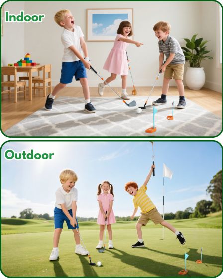 Kids Adjustable Golf Club Set