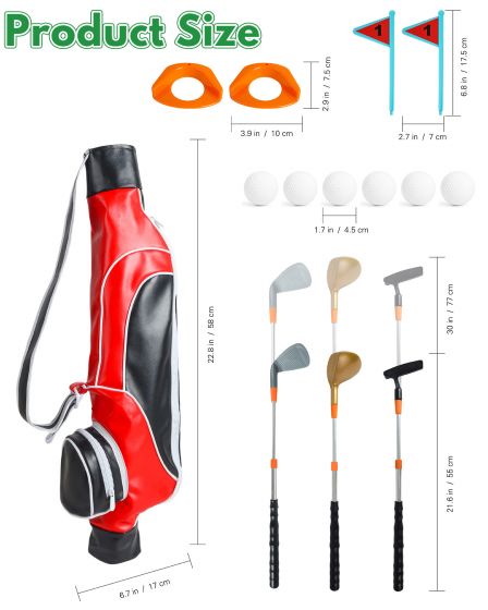 Kids Adjustable Golf Club Set
