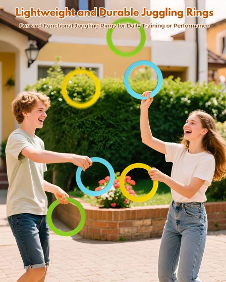 4 in 1, juggling game set, indoor and outdoor, diabolo, juggling ball, juggling scarf, juggling disc, juggling sticks.