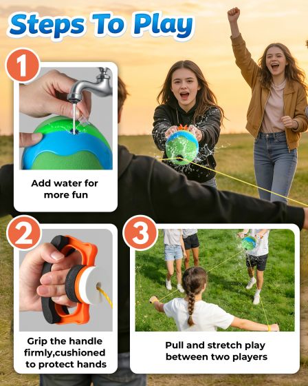 Water Splash Pull Ball Game
