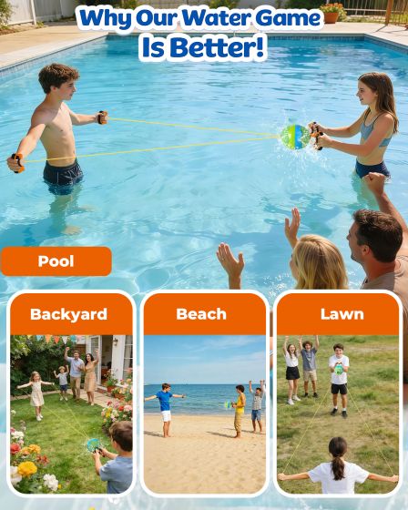 Water Splash Pull Ball Game