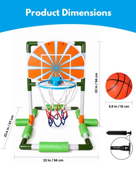 Floating Pool Basketball Hoop